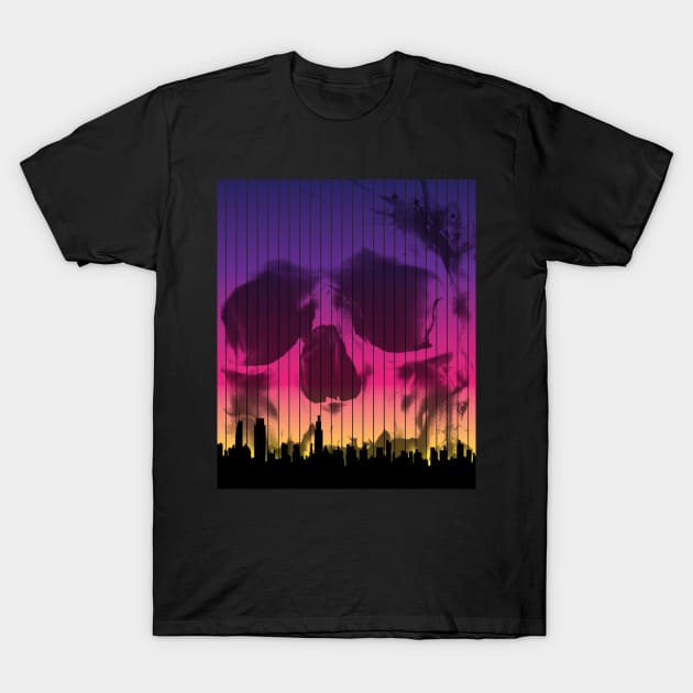 Skull City T-Shirt by AMDesigns